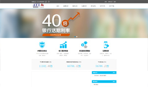 安银投资公司官网PC网站建设
